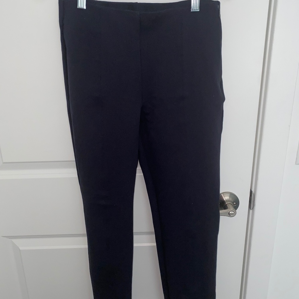 Quince Ultra-Stretch Ponte Pintuck Ankle Pants